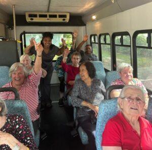 Rosewood Manor outings in our own comfortable bus